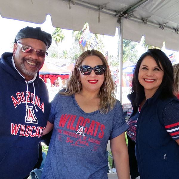 Clients at UA Wildcat Athletics event