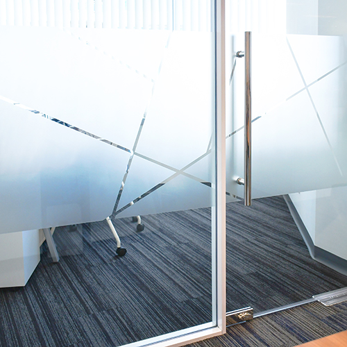 frosted glass foors