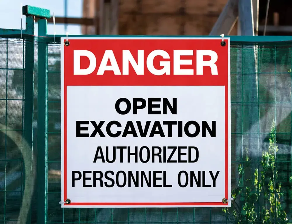 Sign that says 