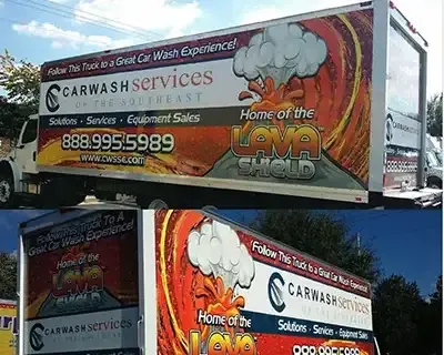 custom truck wrap at alphagraphics suwanee